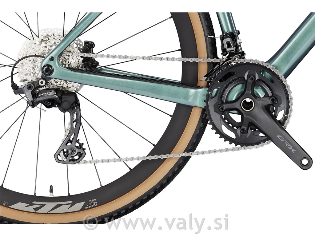 KTM gravel kolo Gravelator Elite 2X zelena (royal teal)