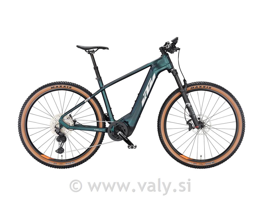 KTM električno gorsko kolo Macina Team 791 prelivajoče zelen