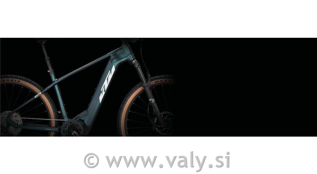 KTM električno gorsko kolo Macina Team 791 prelivajoče zelen