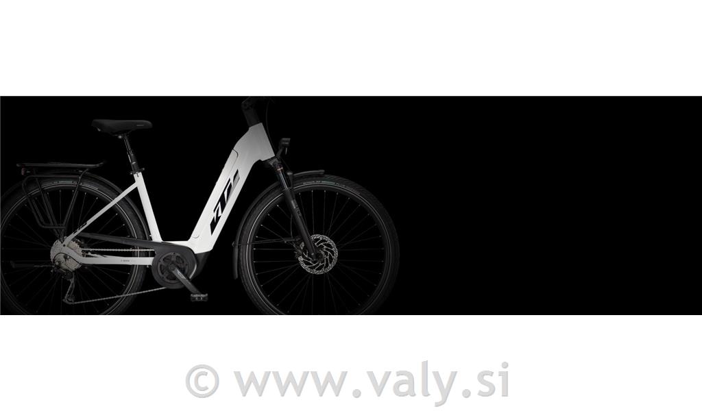KTM električno kolo Macina Tour 500 LTD64 US bela - črna