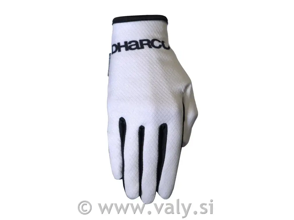 DHaRCO ženske kolesarske rokavice Race White