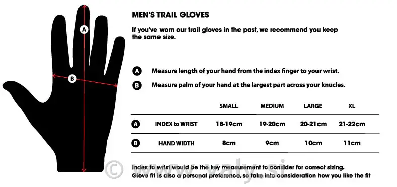 DHaRCO kolesarske rokavice Mens Trail Glove Envy zelena