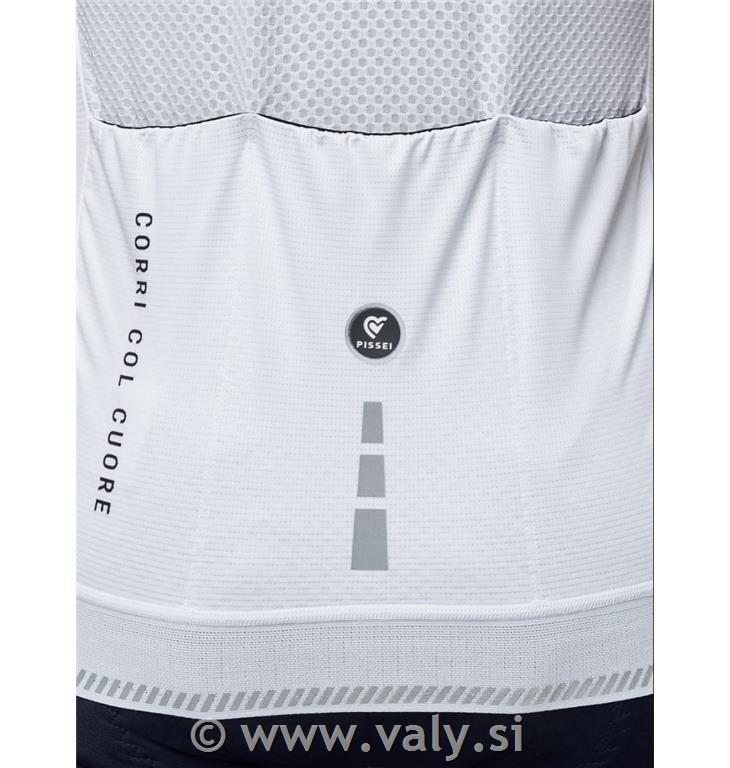 Pissei kratka majica Prime "Bianco/Lettering"