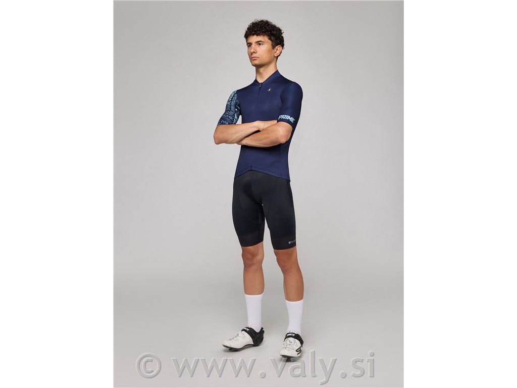 Pissei kratka majica Prime modra "Blue/Lettering"