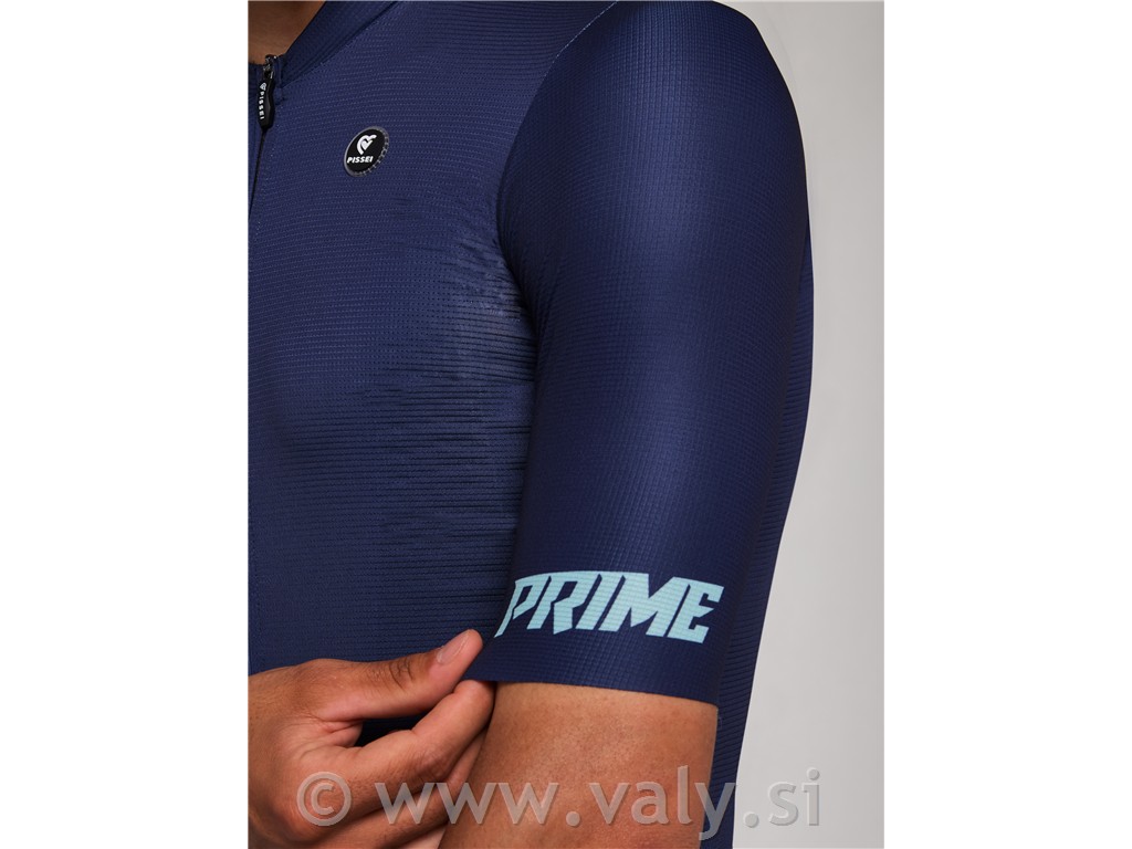 Pissei kratka majica Prime modra "Blue/Lettering"
