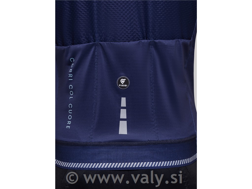 Pissei kratka majica Prime modra "Blue/Lettering"