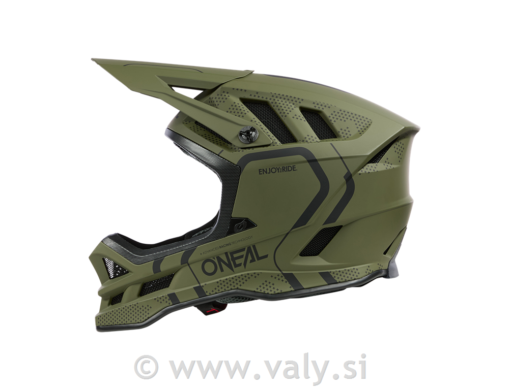 O`Neal čelada BLADE Polyacrylite STRIKE zelena črna