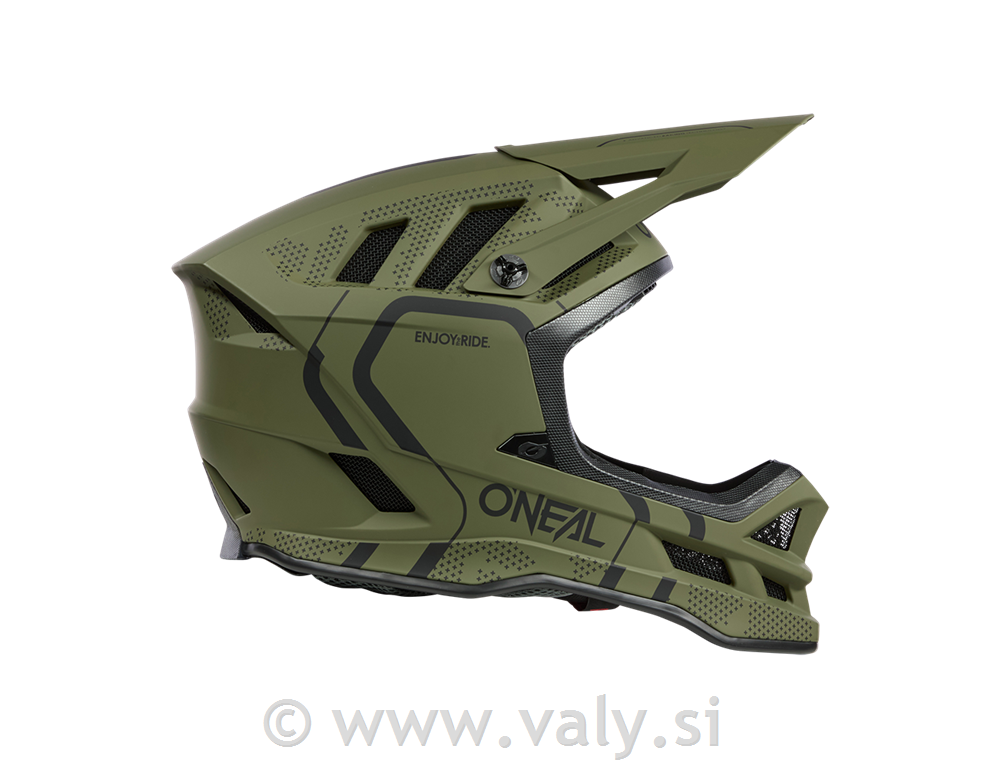 O`Neal čelada BLADE Polyacrylite STRIKE zelena črna