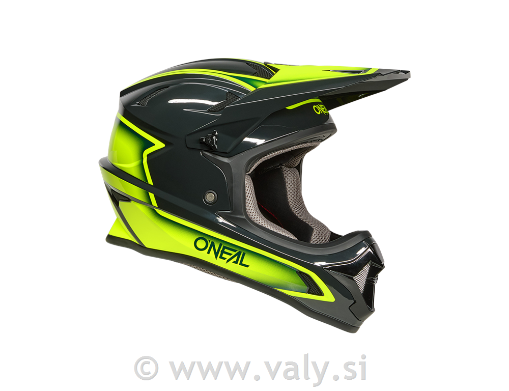 O`Neal čelada SONUS SLICK siva - fluo rumena