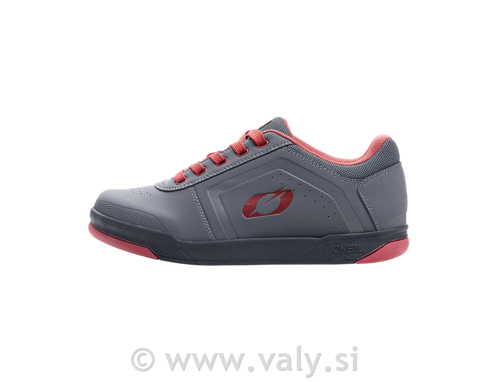 Oneal čevlji PINNED Flat siva rdeča