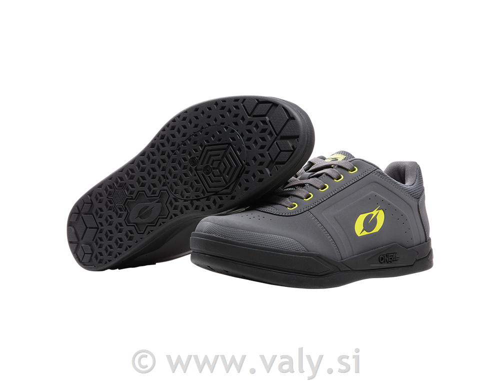 Oneal čevlji PINNED SPD siva rumena