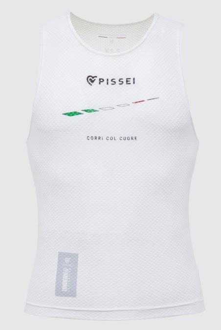 Pissei dve spodnji majici Canotta Intima Attaque bela / črna