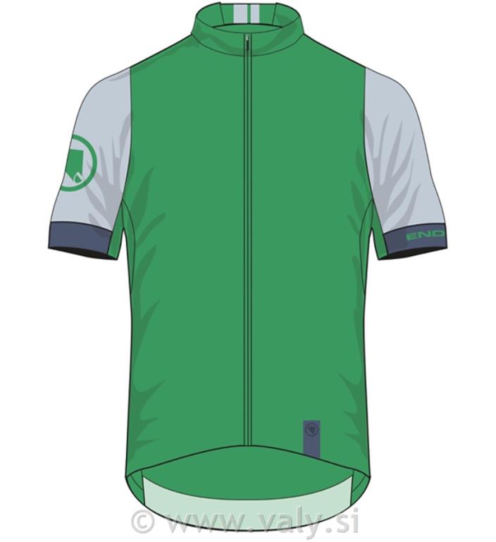 Endura majica FS260 S/S Jersey zelena - siva