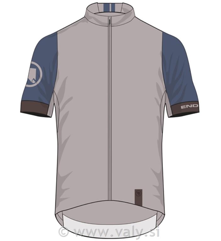 Endura majica FS260 S/S Jersey siva - titan