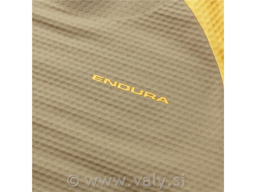 Endura majica SingleTrack Fleece zelena rumena