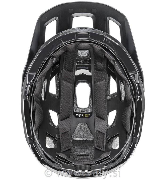 Uvex čelada React MIPS črna mat