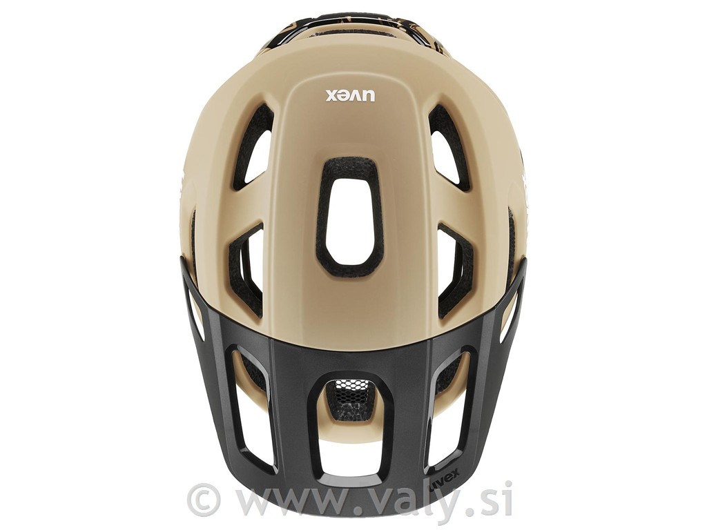 Uvex čelada React MIPS rjava črna (desert-black matt)