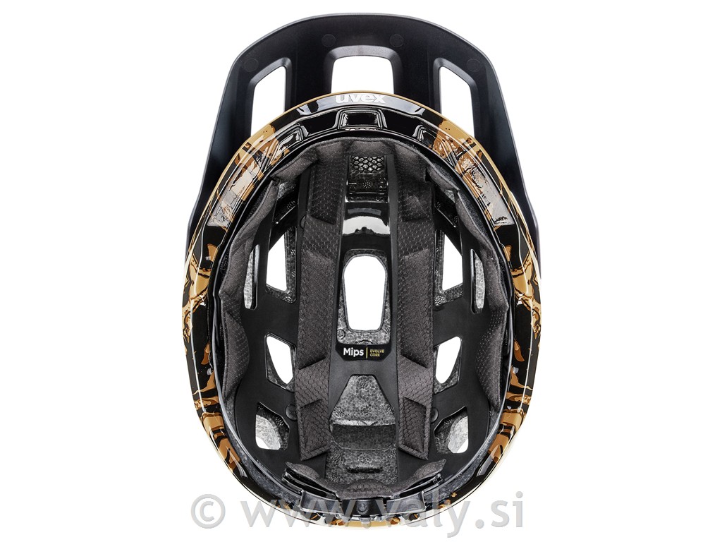 Uvex čelada React MIPS rjava črna (desert-black matt)