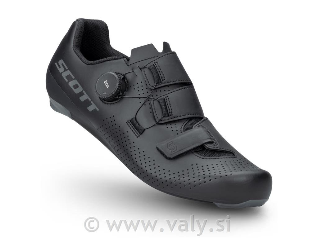 Scott kolesarski čevlji Road Team Boa mat črna temno siva