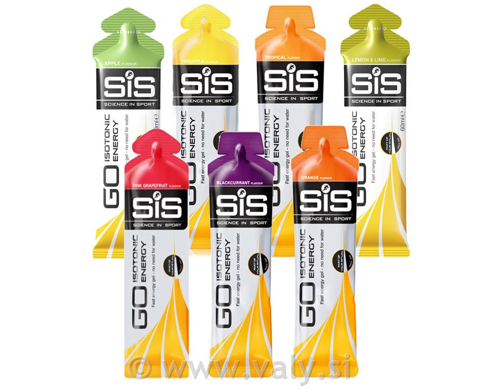 SiS - energijski gel GO Isotonic Gel različni okusi