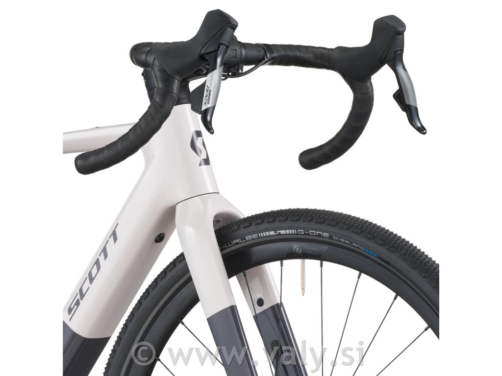 Scott gravel električno kolo Solace Gravel 30 roza vijolična