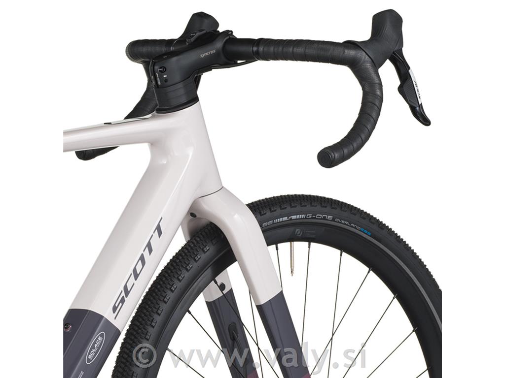 Scott gravel električno kolo Solace Gravel 30 roza vijolična