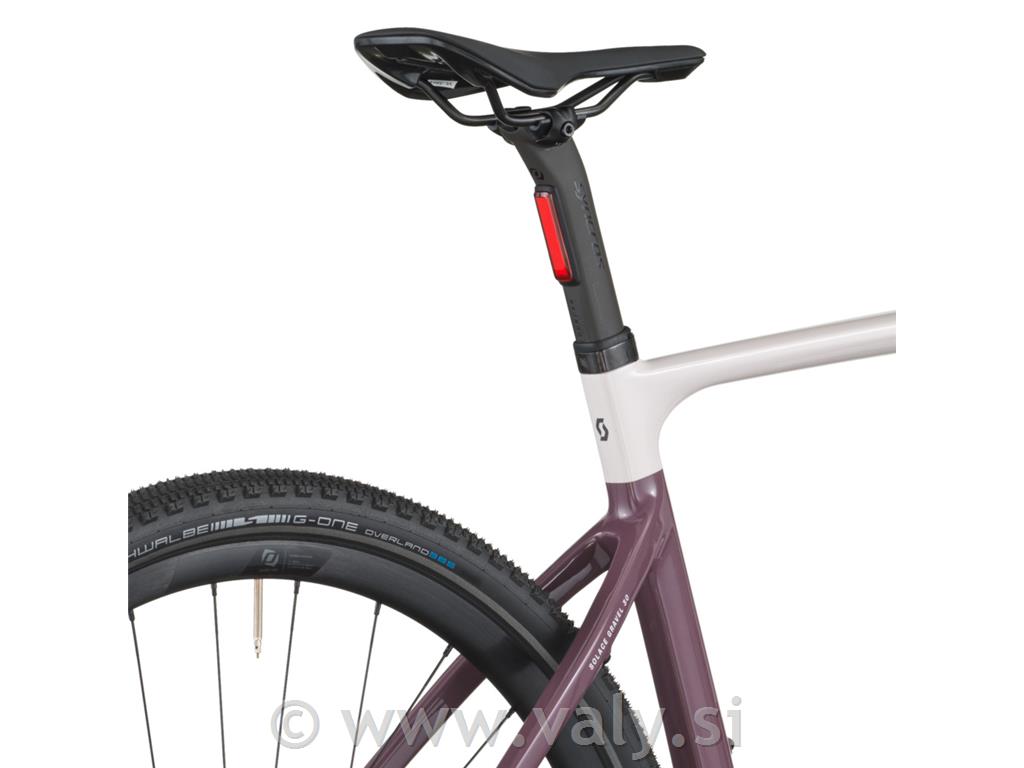 Scott gravel električno kolo Solace Gravel 30 roza vijolična