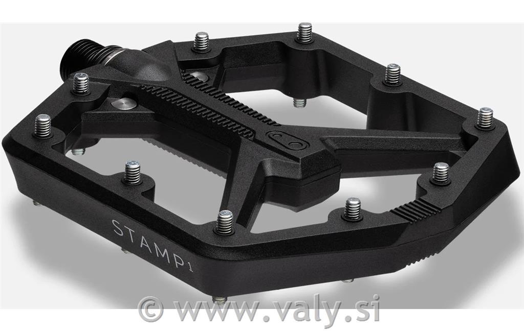 Crank Brothers flat pedala Stamp 1 small&large GEN 2 zelena