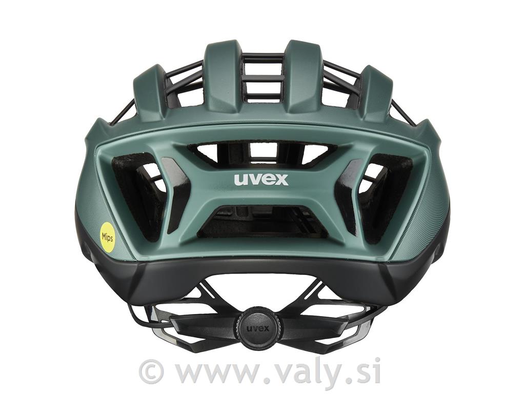 Uvex čelada surge aero MIPS črna zelena
