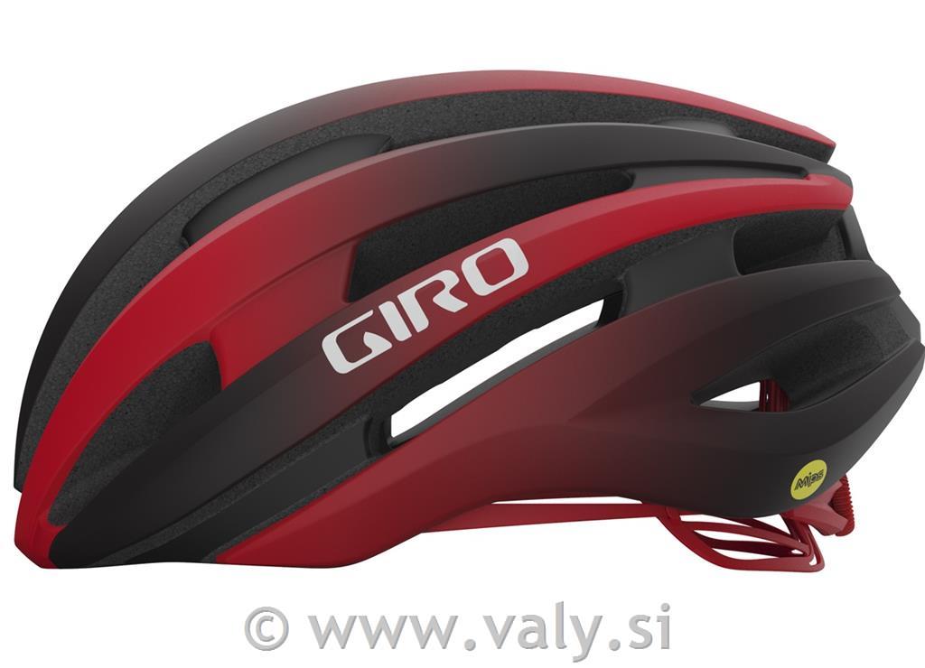 Giro čelada Synthe Mips® črna rdeča