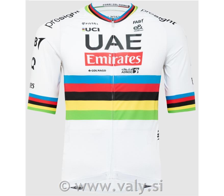 Pissei kolesarska majica UAE replica svetovni prvak