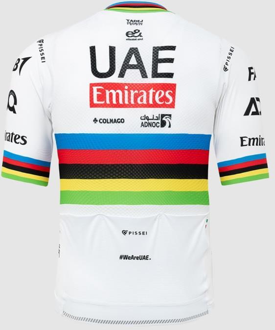 Pissei kolesarska majica UAE replica svetovni prvak