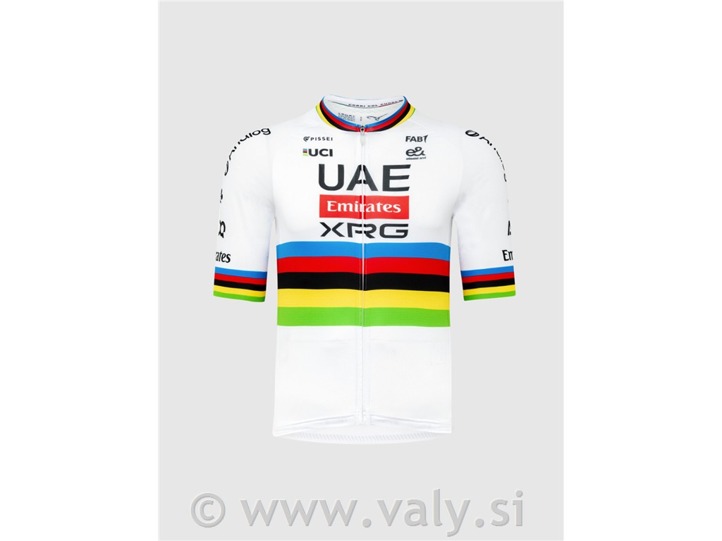Pissei kolesarska majica UAE XRG replica svetovni prvak