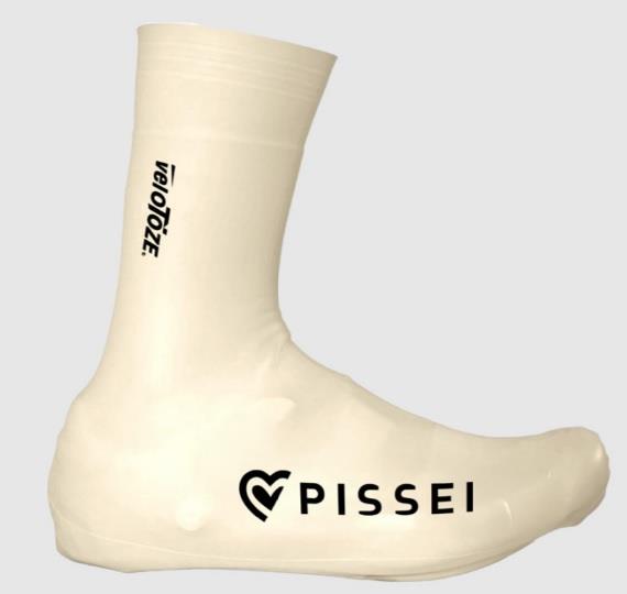 Dežne galoše Pissei veloToze bela brez gumba spodaj