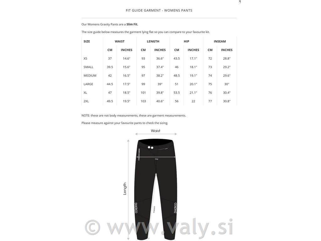 DHaRCO dolge ženske hlače Womens Gravity Pants sangria
