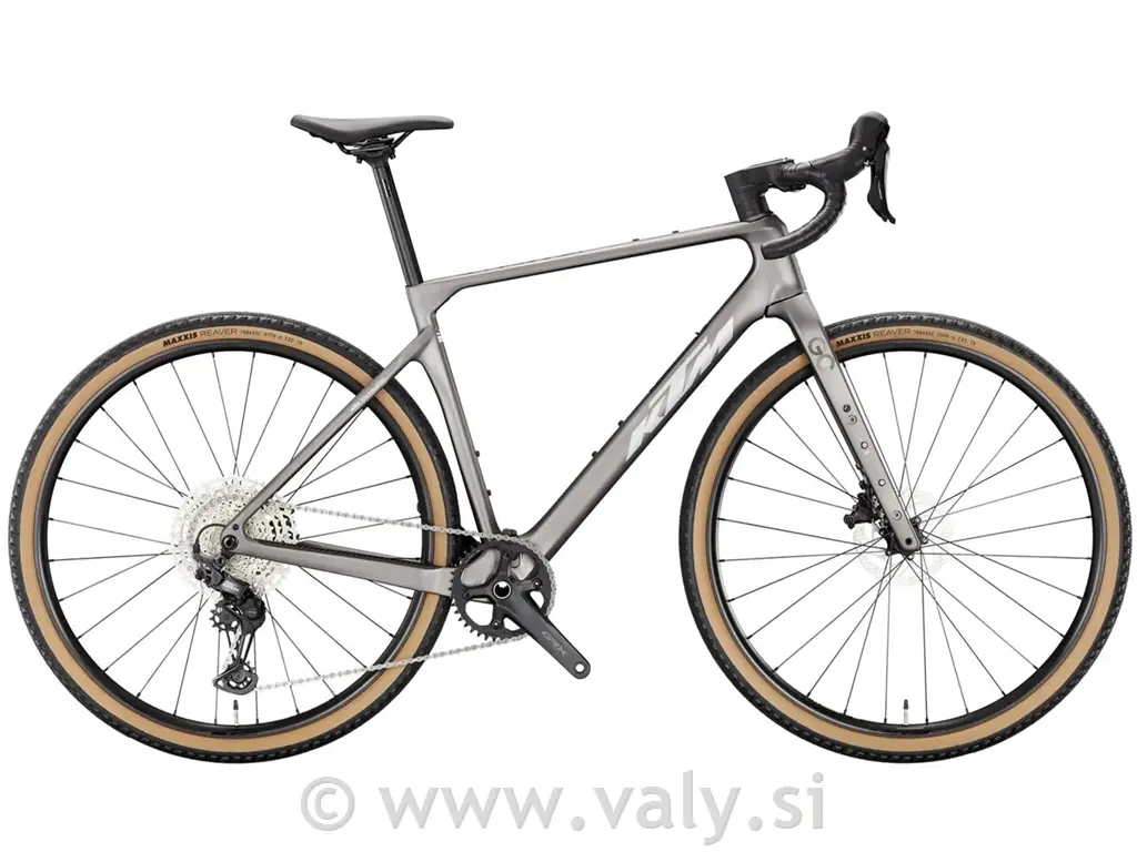 KTM gravel kolo Gravelator Pro siva (moon rock matt)