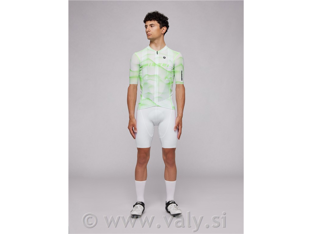 Pissei majica Sanremo kratka majica bela fluo