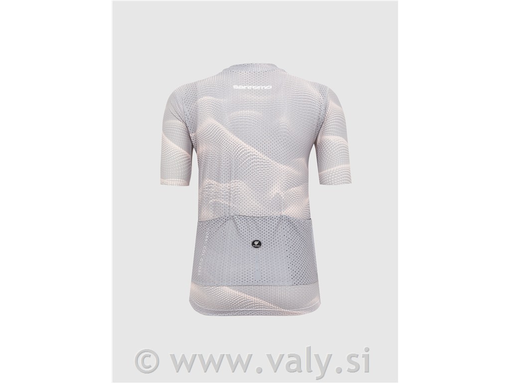 Pissei ženska majica Sanremo kratka majica siva - roza