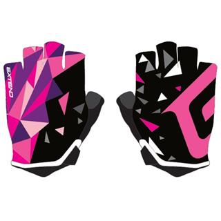 Otroške kolesarske rokavice Webbi pink - vijolična