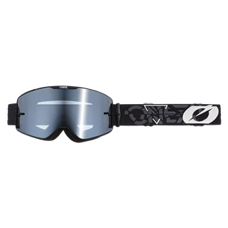 O`Neal goggle očala B-20 Strain črna bela sivo steklo