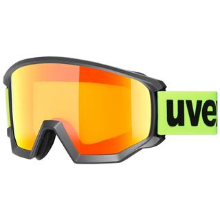Uvex očala Athletic CV črna mat oranžno steklo rumen trak