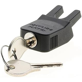 Racktime ključavnica za Snapit adapter s sivim gumbom