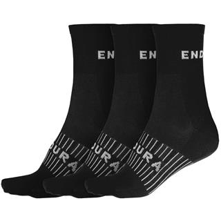 Endura nogavice CoolMax® Race Sock črne 3 pari