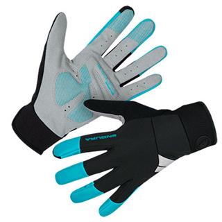 Endura ženske zimske rokavice Windchill črna modra